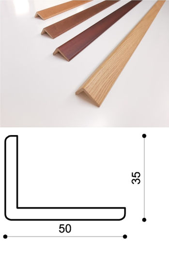 ANGOLARI IN LEGNO 35X50X2250/3000MM