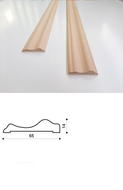COPRIFILI IN LEGNO BAROCCO 14X65